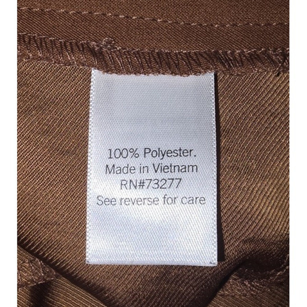 Nine West Shorts Brown Lightweight Pockets Stretch Beach Resort Womens Sz M - Picture 6 of 7